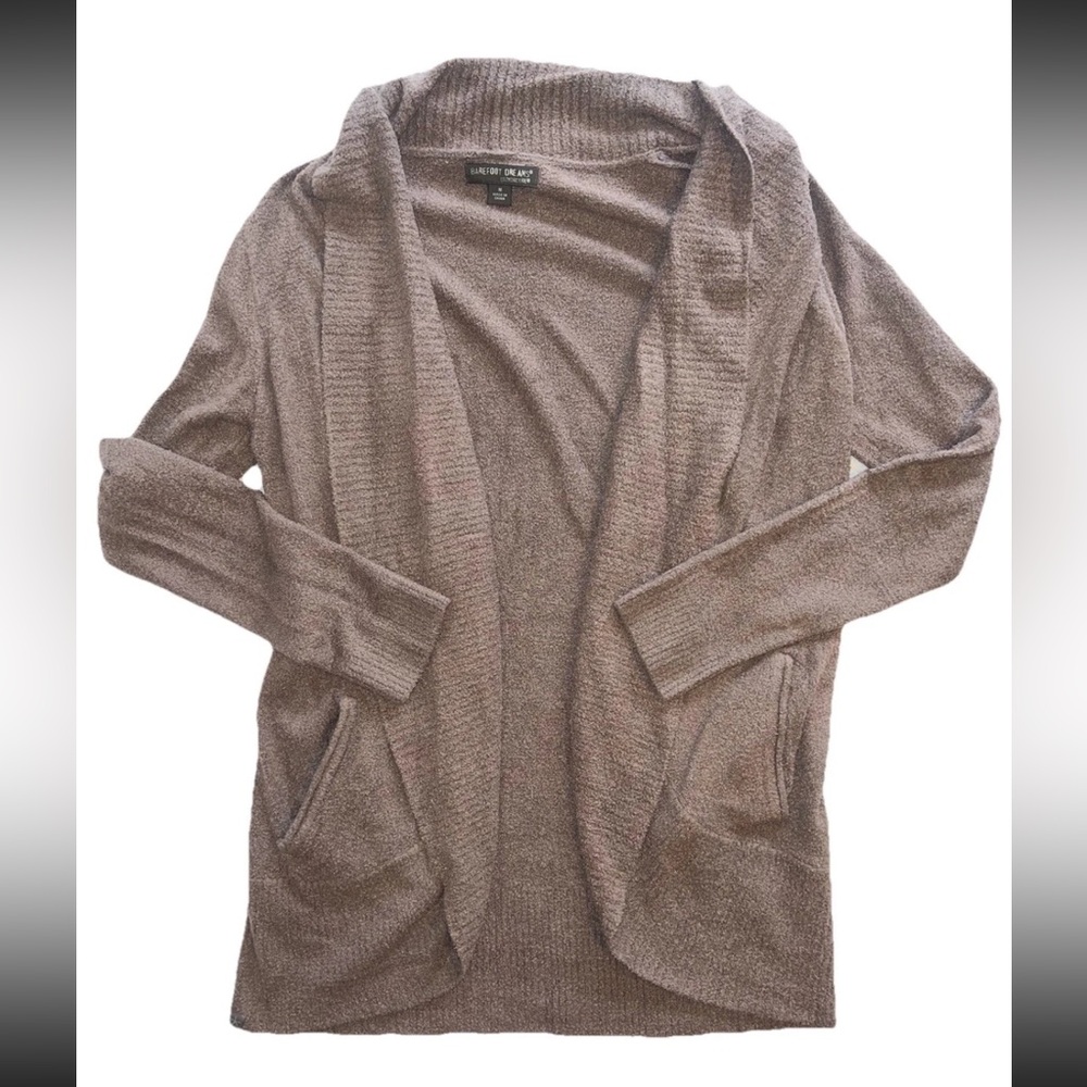 Barefoot Dreams Cozy Chic Knit Cardigan Sweater Layering Piece